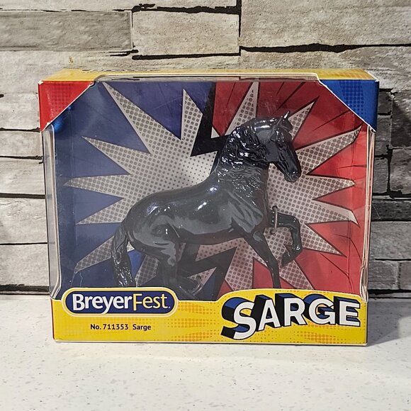 BreyerFest 2019 Stablemate Model Horse Sarge 711353 30th Anniversary Edition - Picture 2 of 8